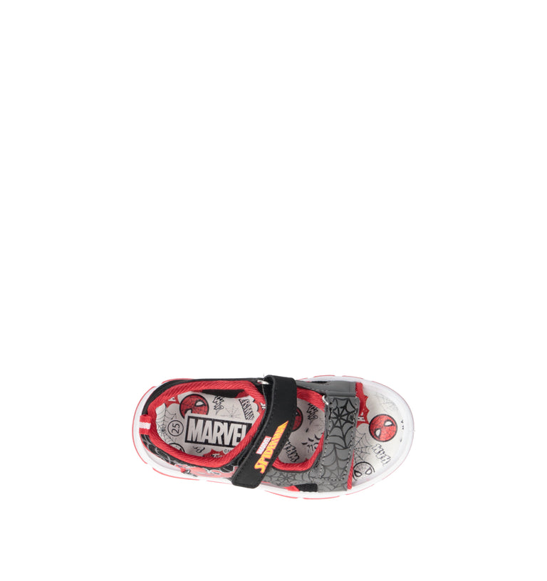 DISNEY Sandalo bimbo rosso/grigio con luci