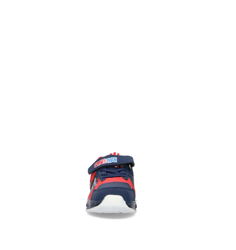 DISNEY Sneaker bimbo blu/rossa con luci
