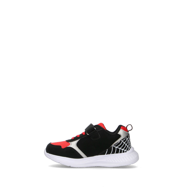 DISNEY Sneaker bimbo nera/rossa con luci