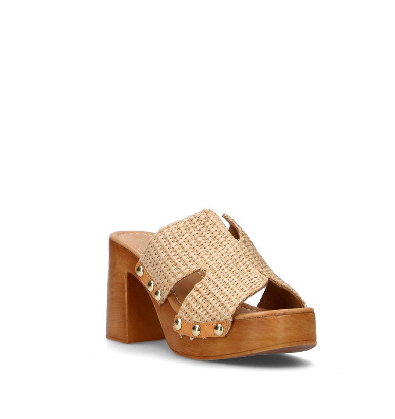RABARBARO Sandalo donna beige