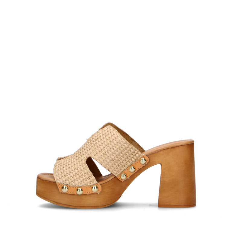 RABARBARO Sandalo donna beige