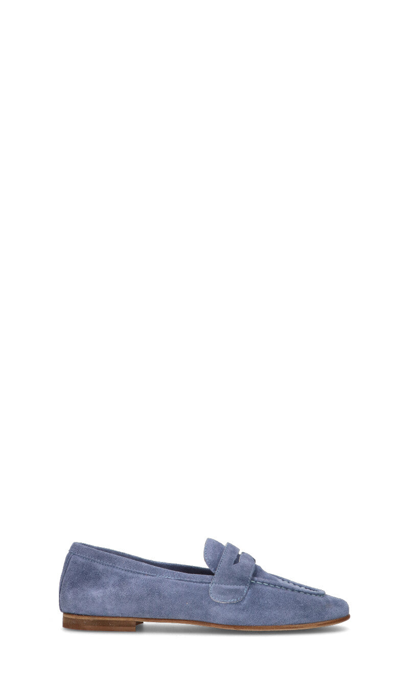 RABARBARO  Mocassino donna jeans in suede