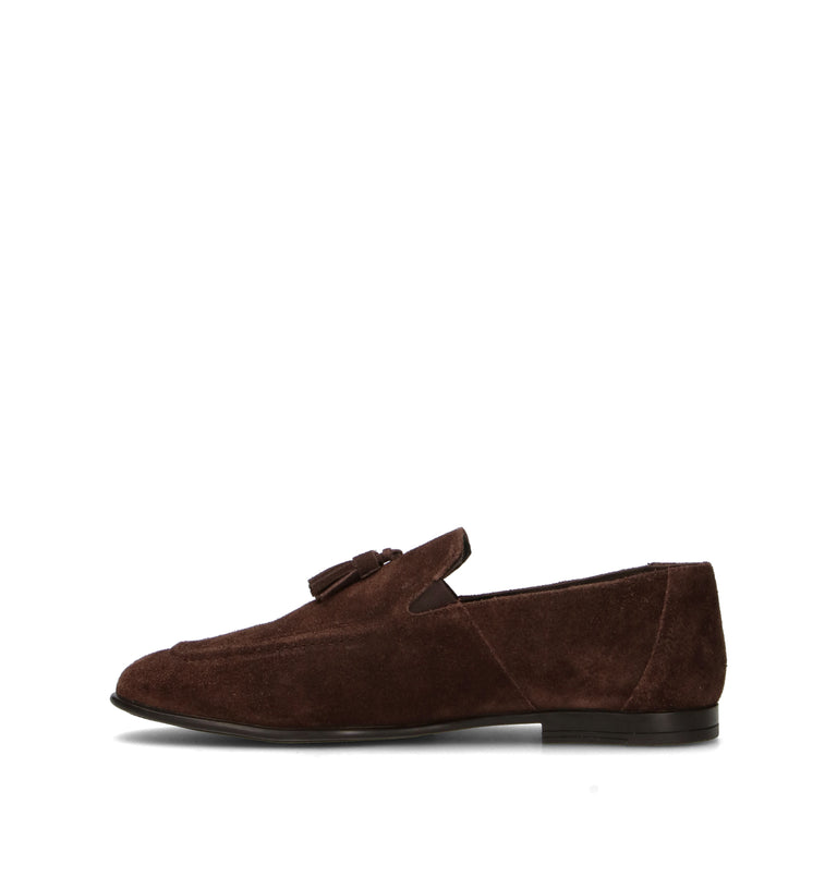 ROBERTO BOTTICELLI Mocassino uomo testa di moro in suede
