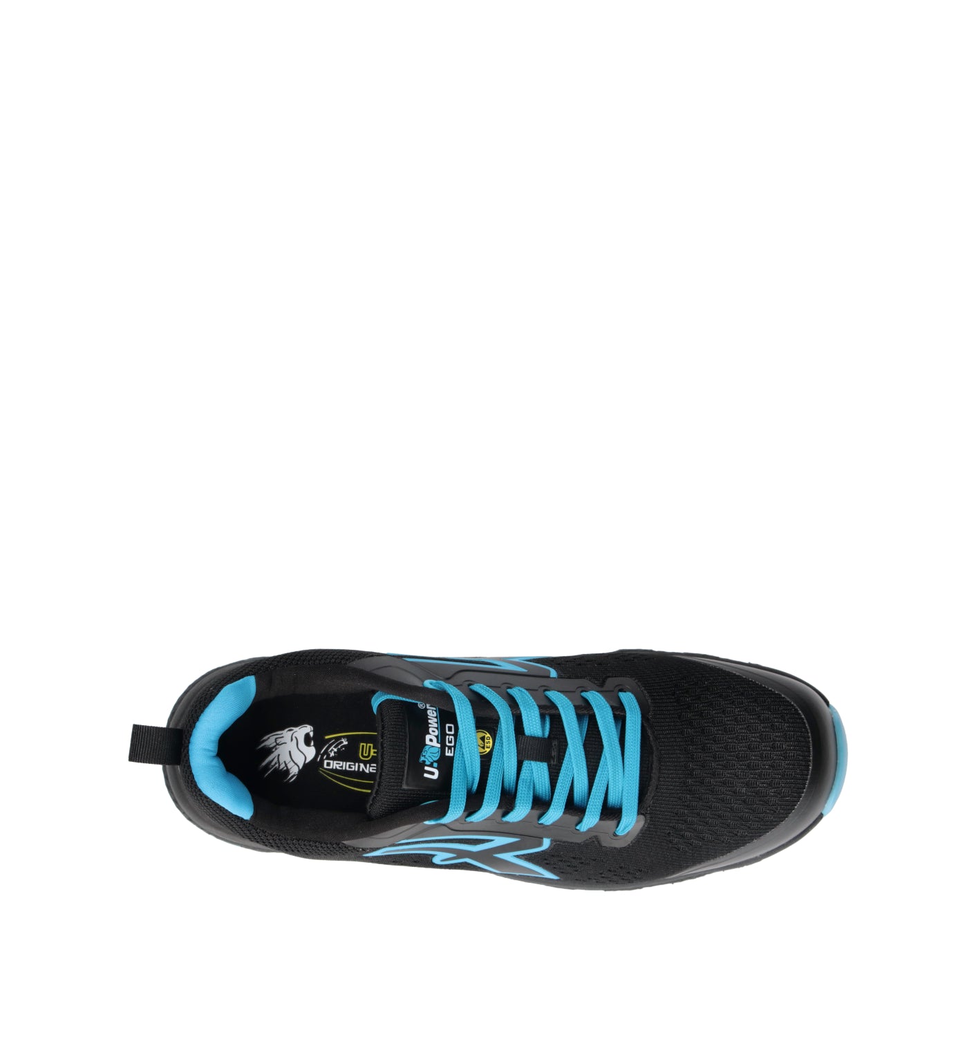 U.POWER DEON ESD Scarpa antinfortunistica uomo nera/azzurra