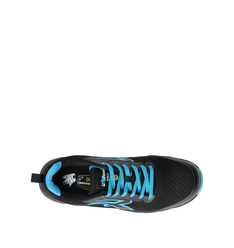 U.POWER DEON ESD Scarpa antinfortunistica uomo nera/azzurra