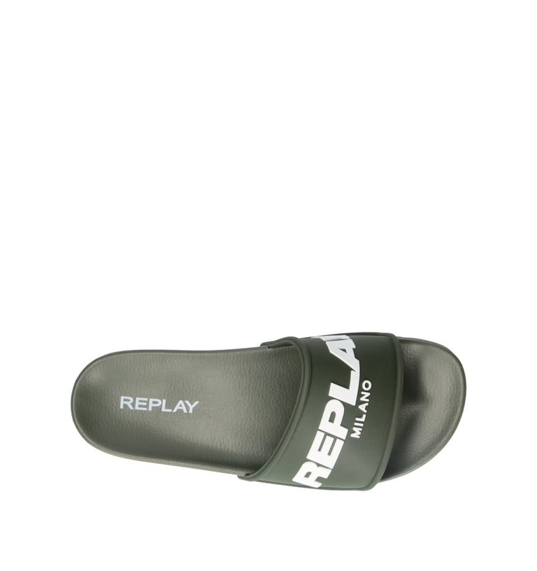 REPLAY Ciabatta uomo militare