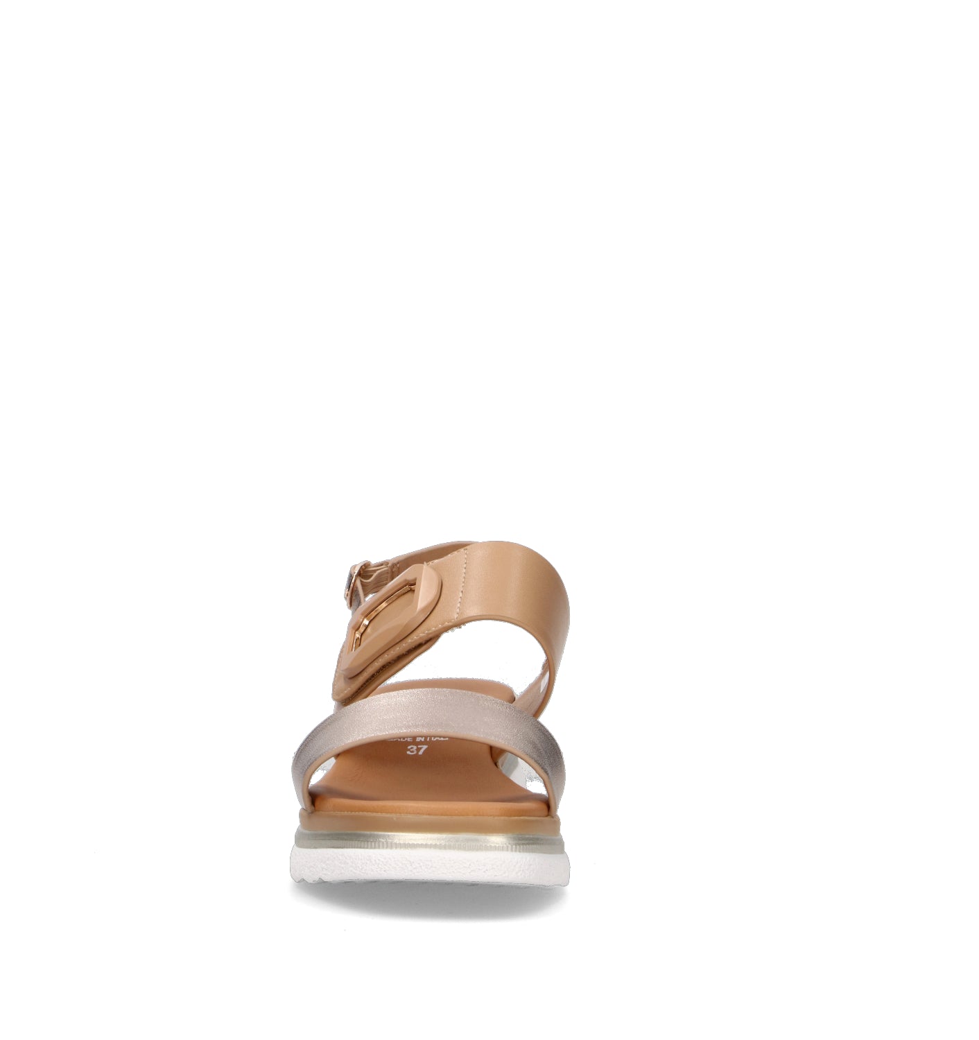ROBERTA GINEPRI Sandalo donna cammello in pelle