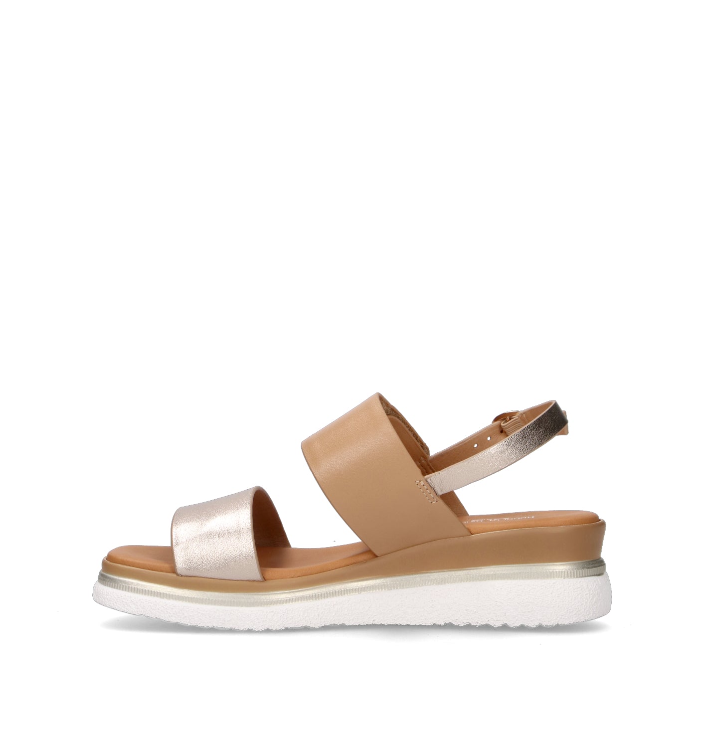 ROBERTA GINEPRI Sandalo donna cammello in pelle