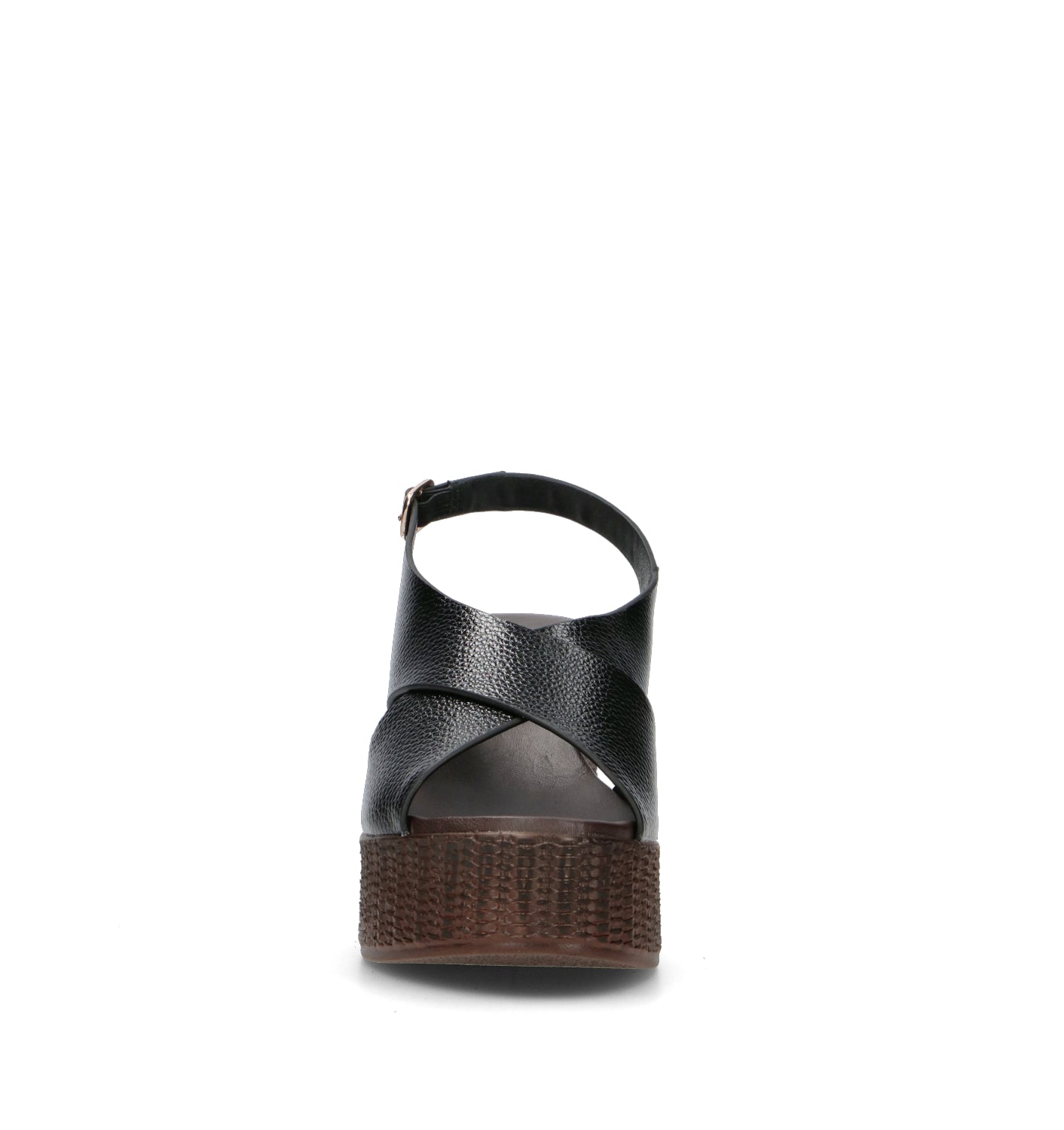 ROBERTA GINEPRI Sandalo donna nero in pelle