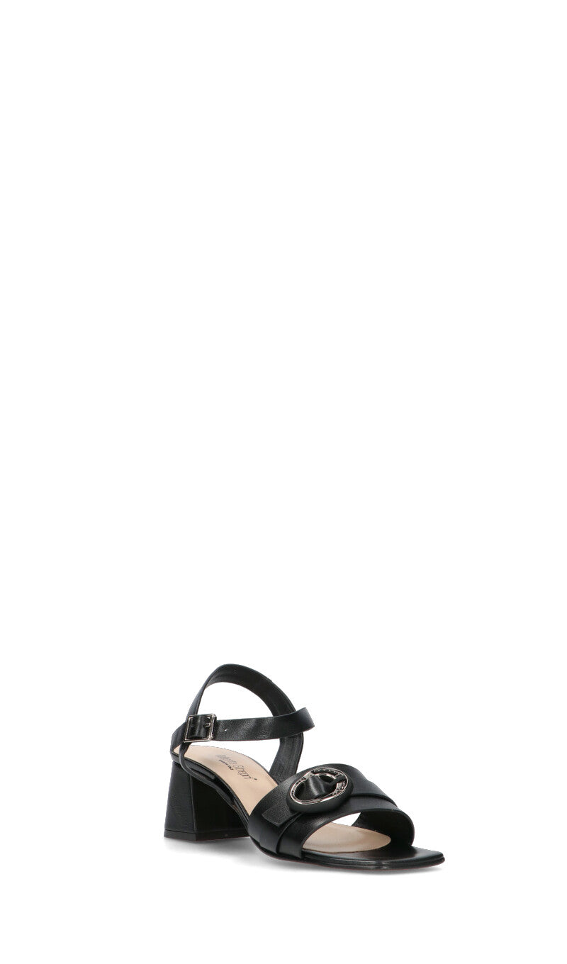 ROBERTA GINEPRI Sandalo donna nero in pelle