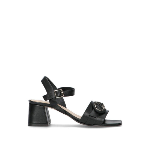 ROBERTA GINEPRI Sandalo donna nero in pelle