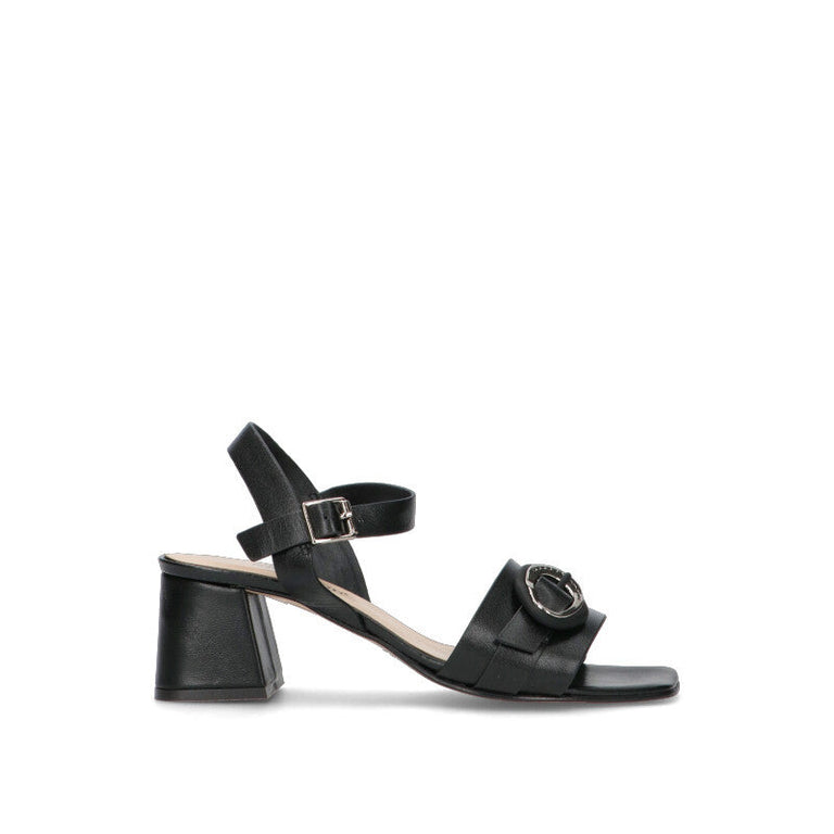 ROBERTA GINEPRI Sandalo donna nero in pelle
