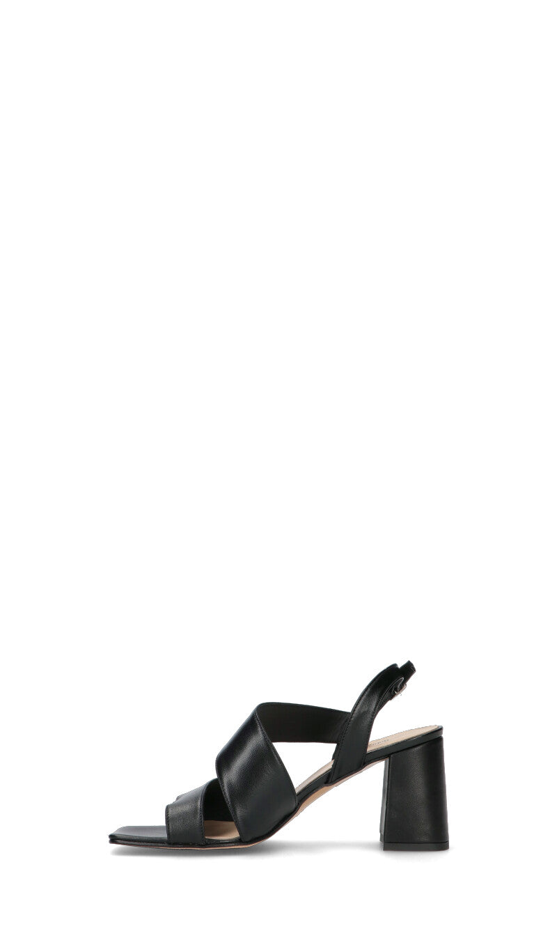 ROBERTA GINEPRI Sandalo donna nero in pelle