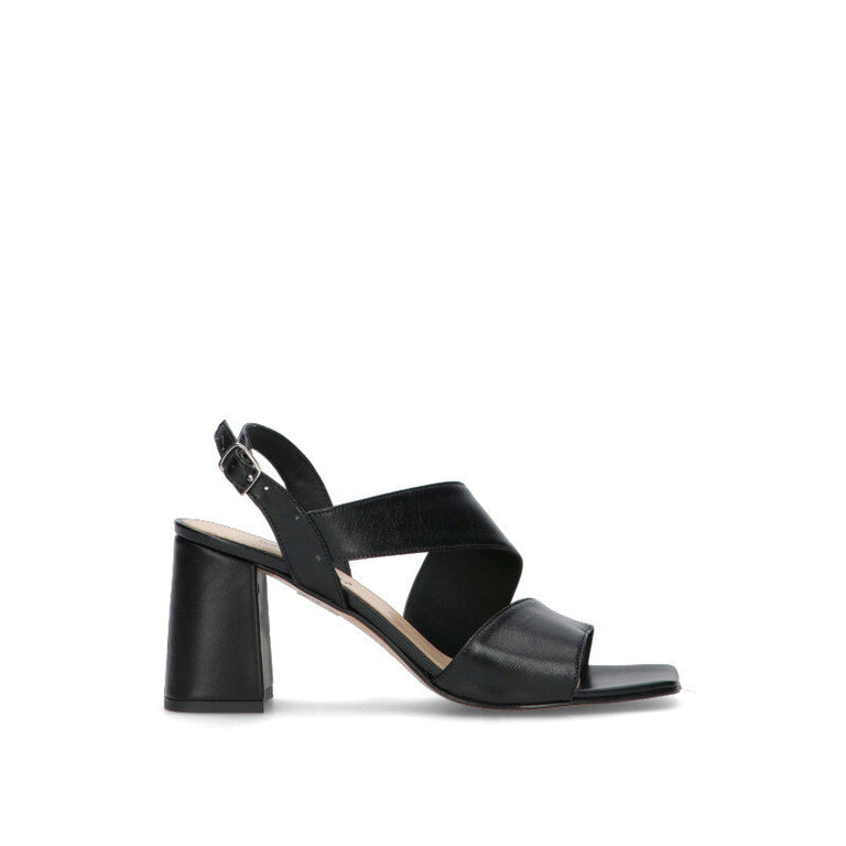 ROBERTA GINEPRI Sandalo donna nero in pelle