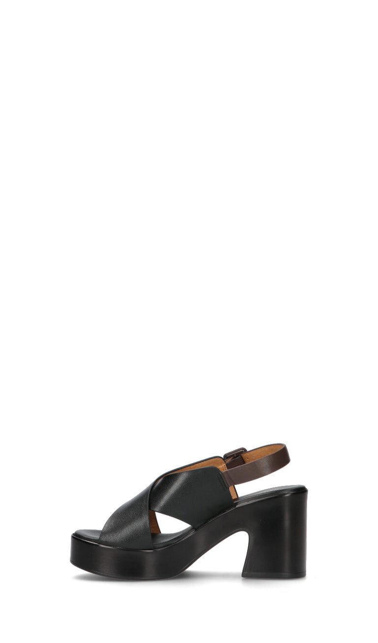 ROBERTA GINEPRI Sandalo donna nero in pelle