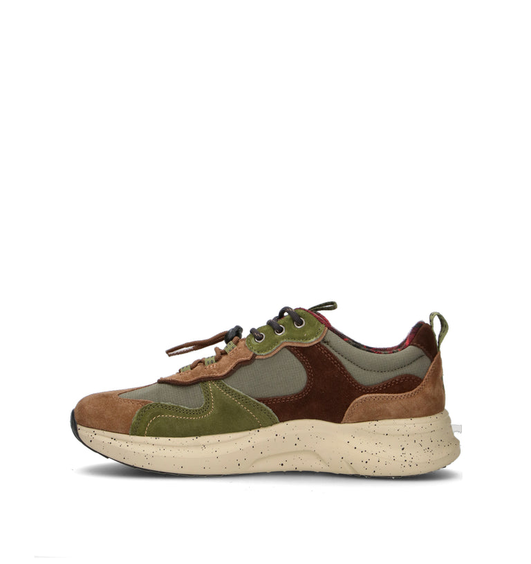 WOZ Sneaker uomo oliva waterproof