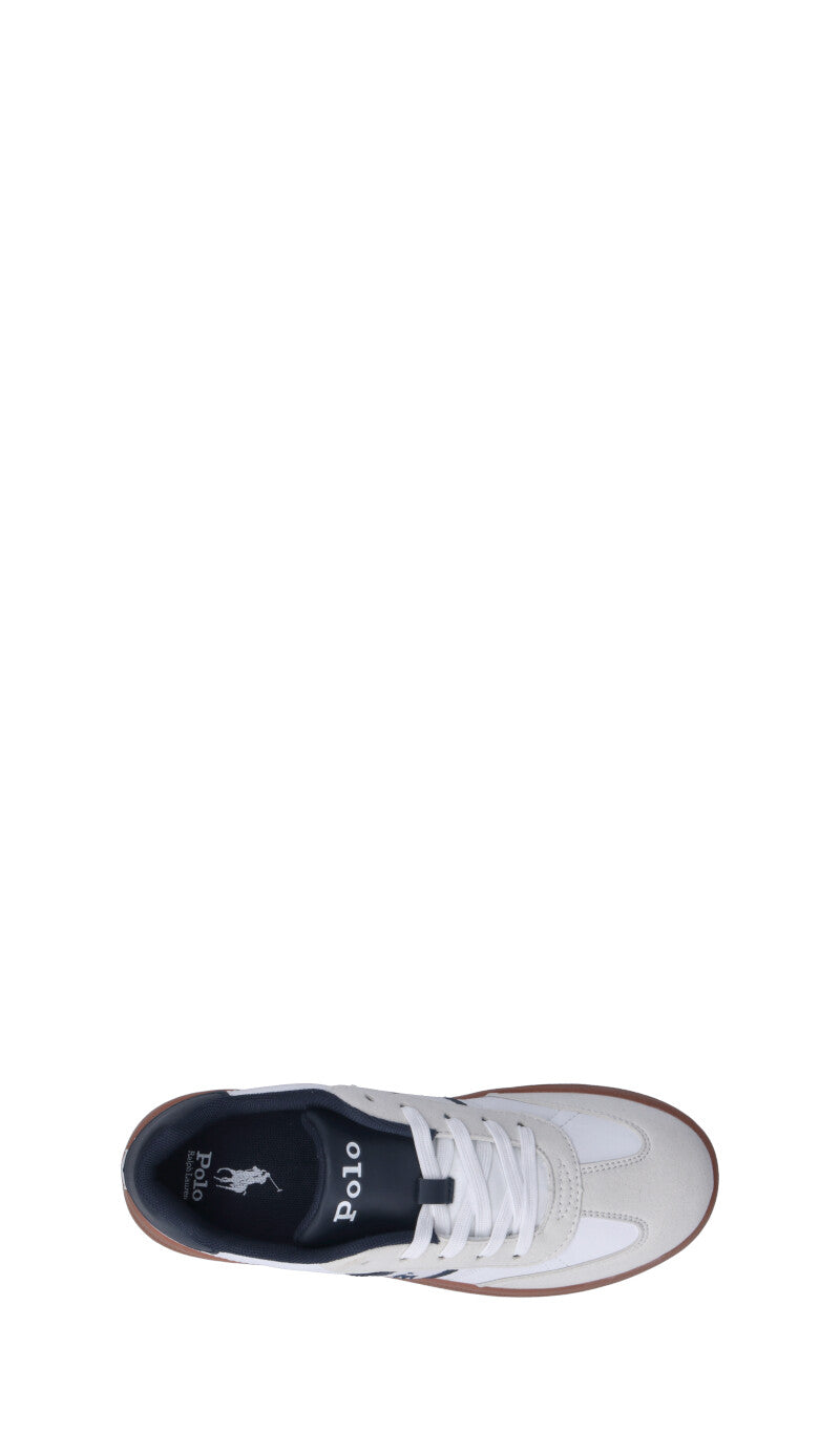 RALPH LAUREN Sneaker ragazzo bianca/blu