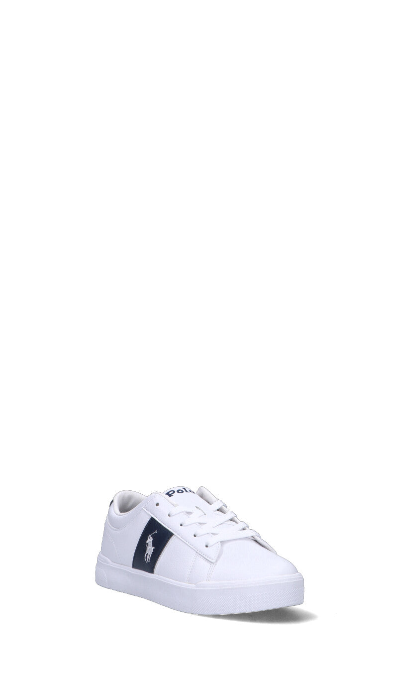 RALPH LAUREN Sneaker ragazzo bianca/blu