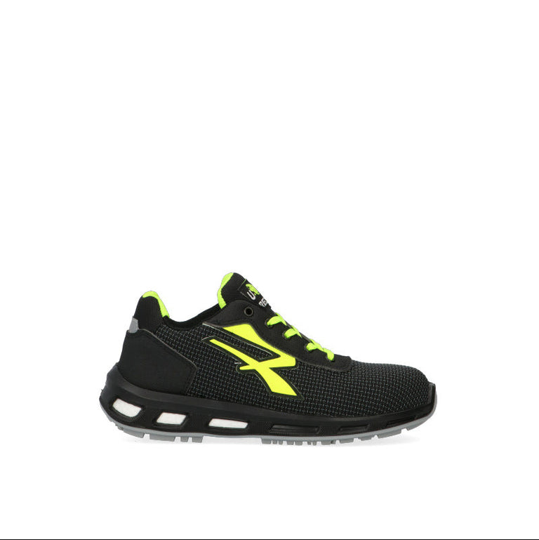 U.POWER  Scarpa antinfortunistica uomo nera/gialla