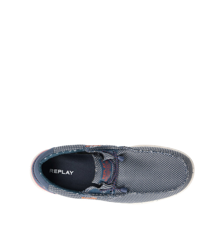 REPLAY Mocassino uomo blu