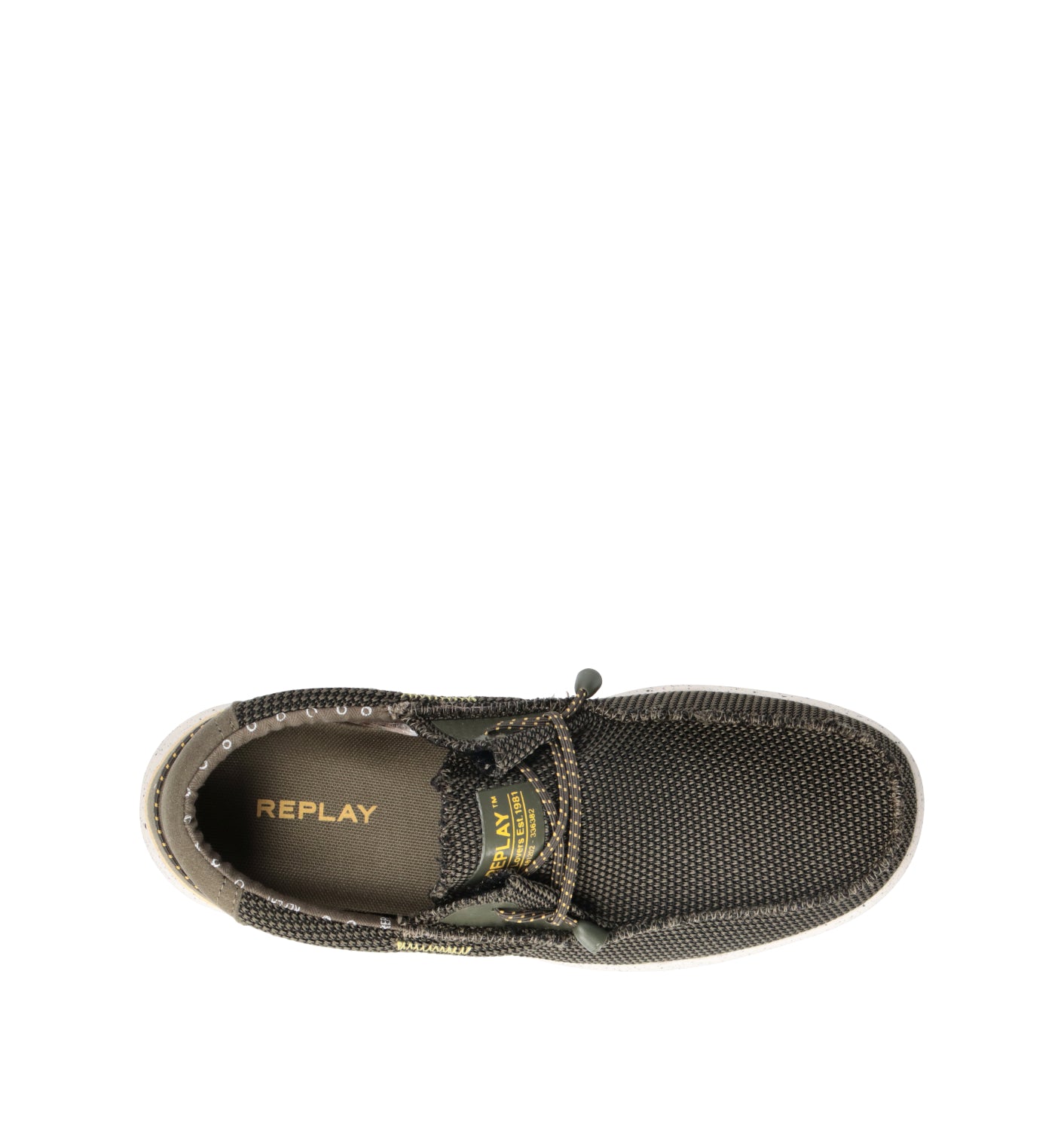 REPLAY Mocassino uomo militare