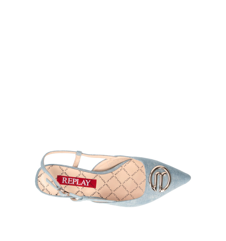 REPLAY Slingback donna denim