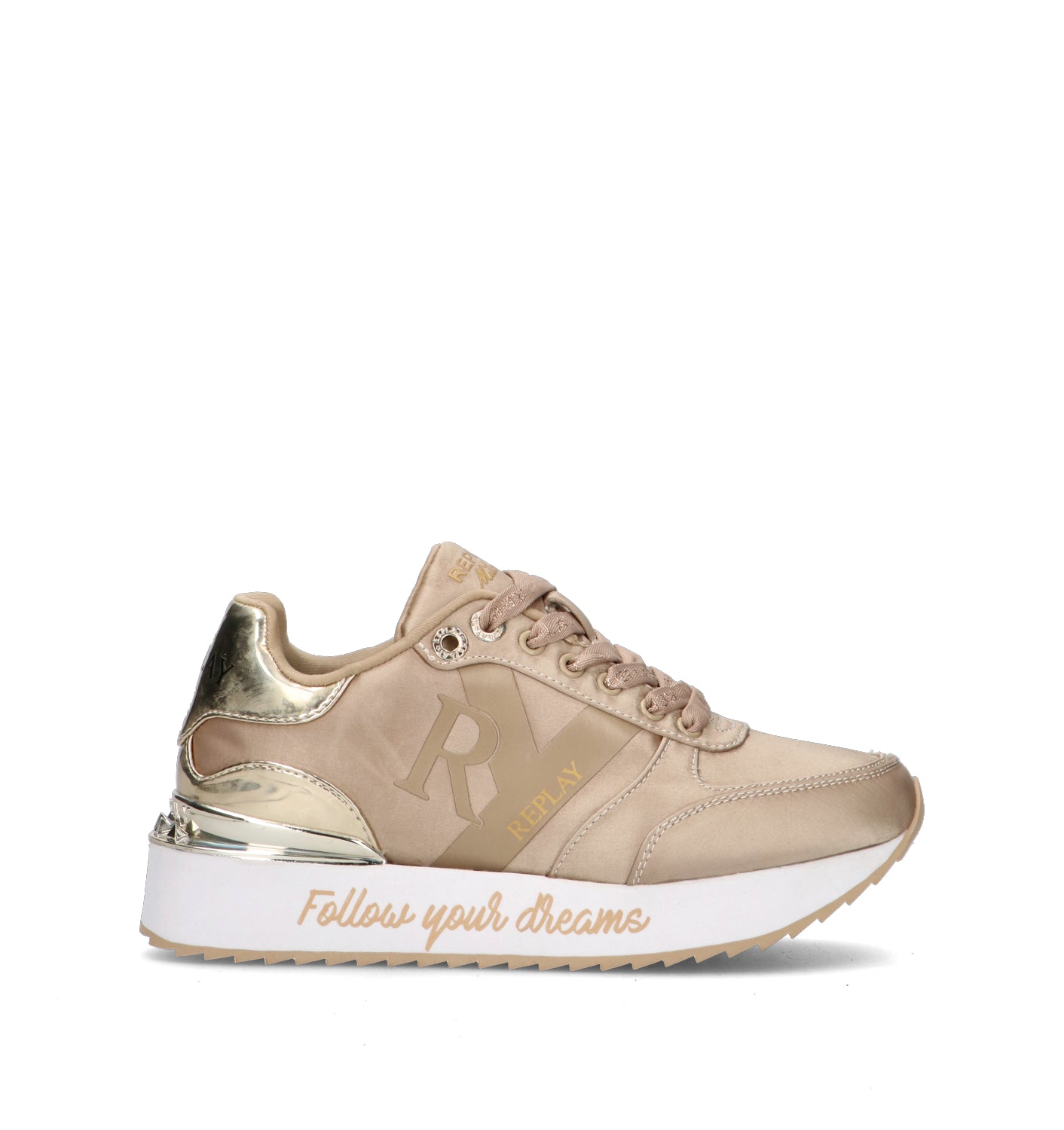 REPLAY Sneaker donna platino