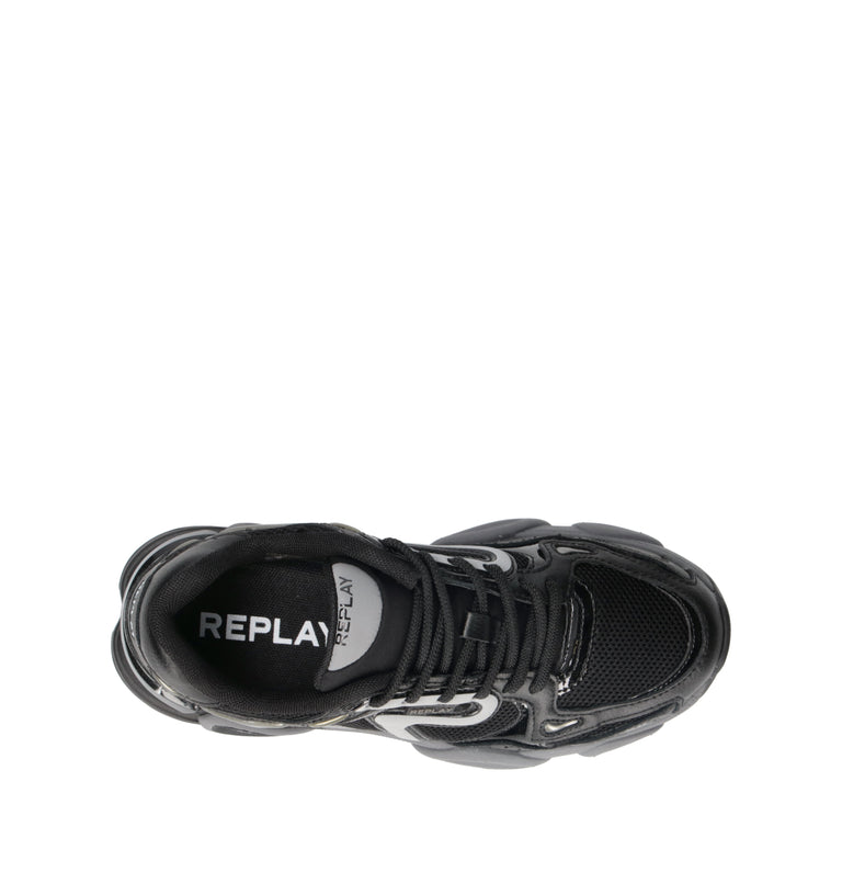 REPLAY Sneaker donna nera