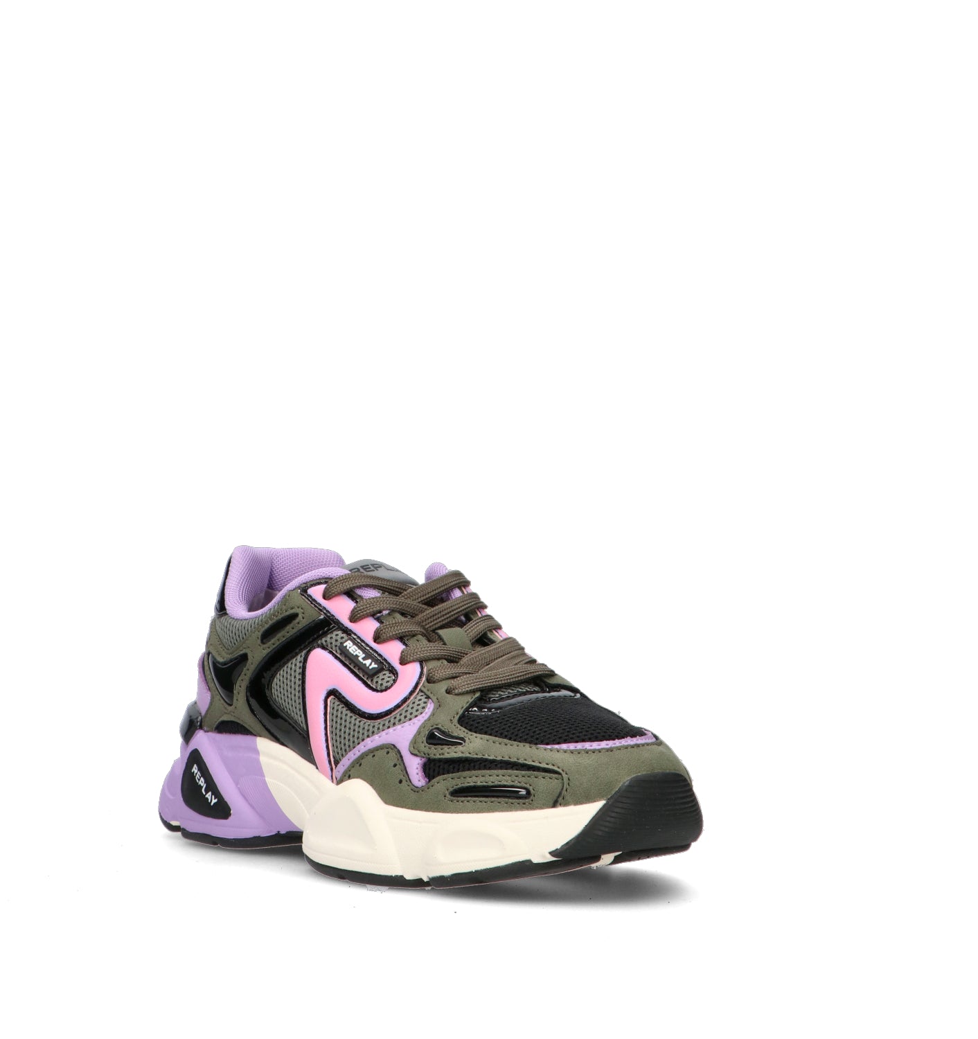 REPLAY Sneaker donna militare