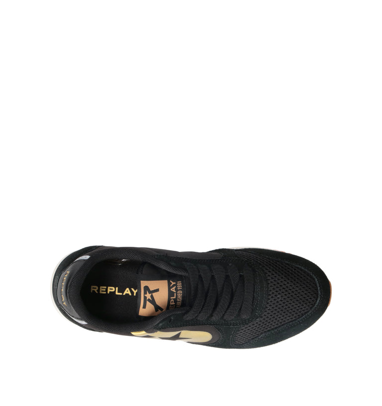 REPLAY Sneaker donna nera