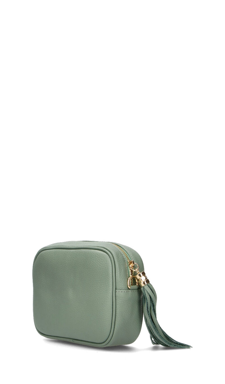 REBECCA VAN DIK Borsa donna verde in pelle