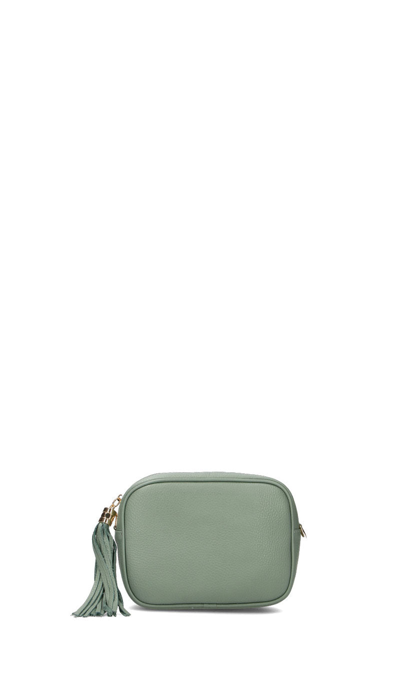 REBECCA VAN DIK Borsa donna verde in pelle