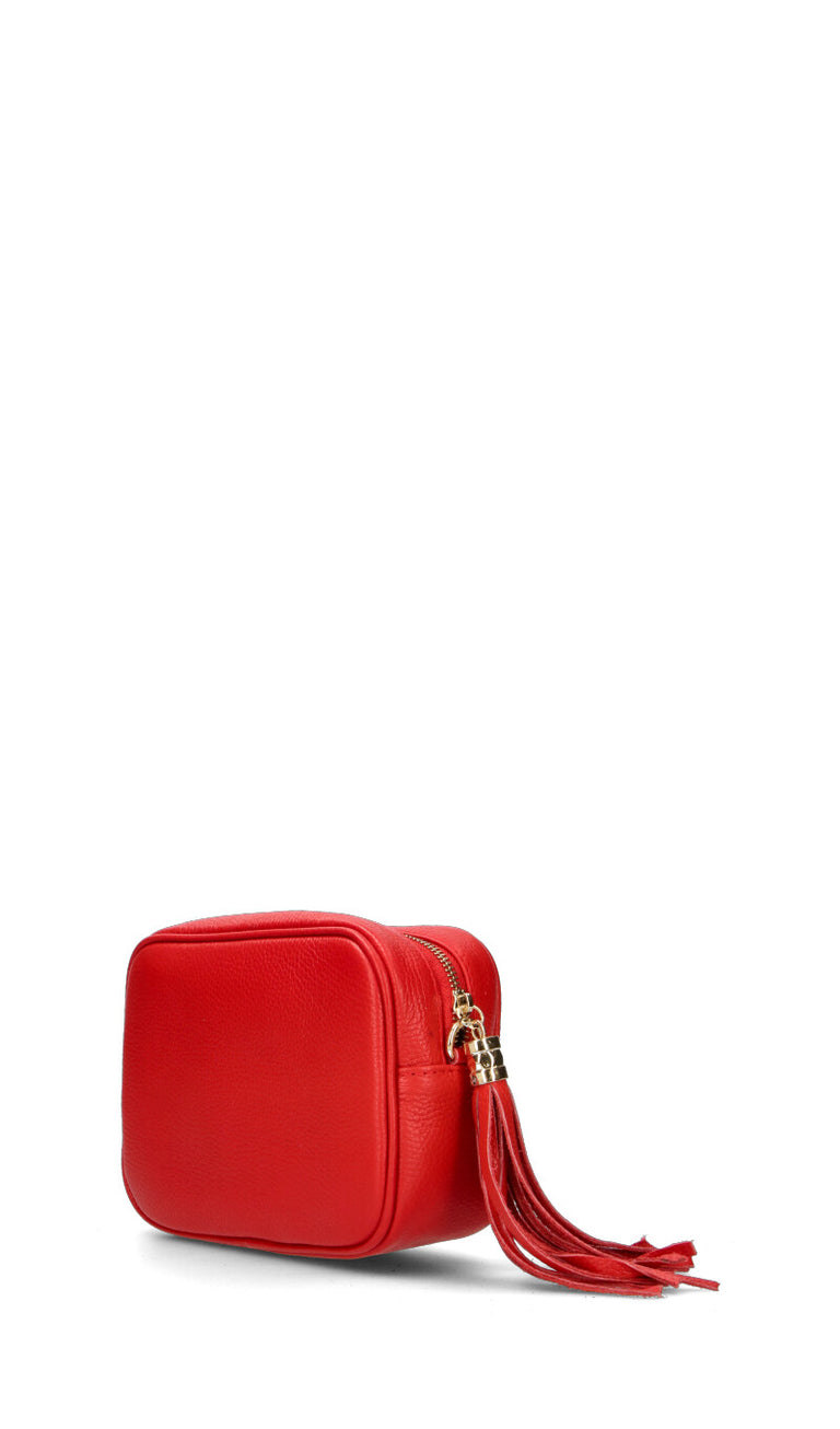 REBECCA VAN DIK Borsa donna rosso in pelle