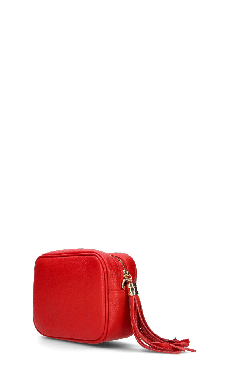 REBECCA VAN DIK Borsa donna rosso in pelle