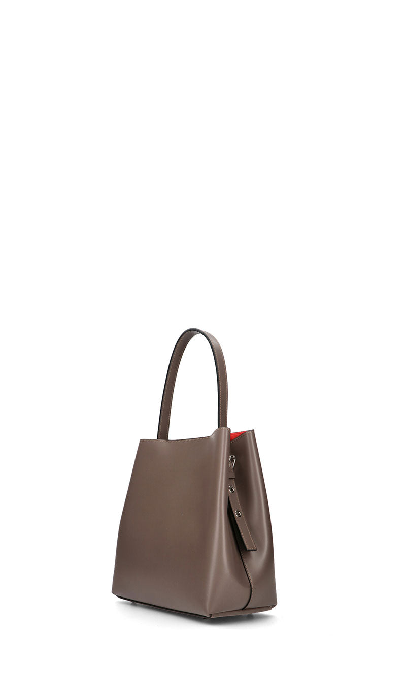 REBECCA VAN DIK Borsa donna taupe