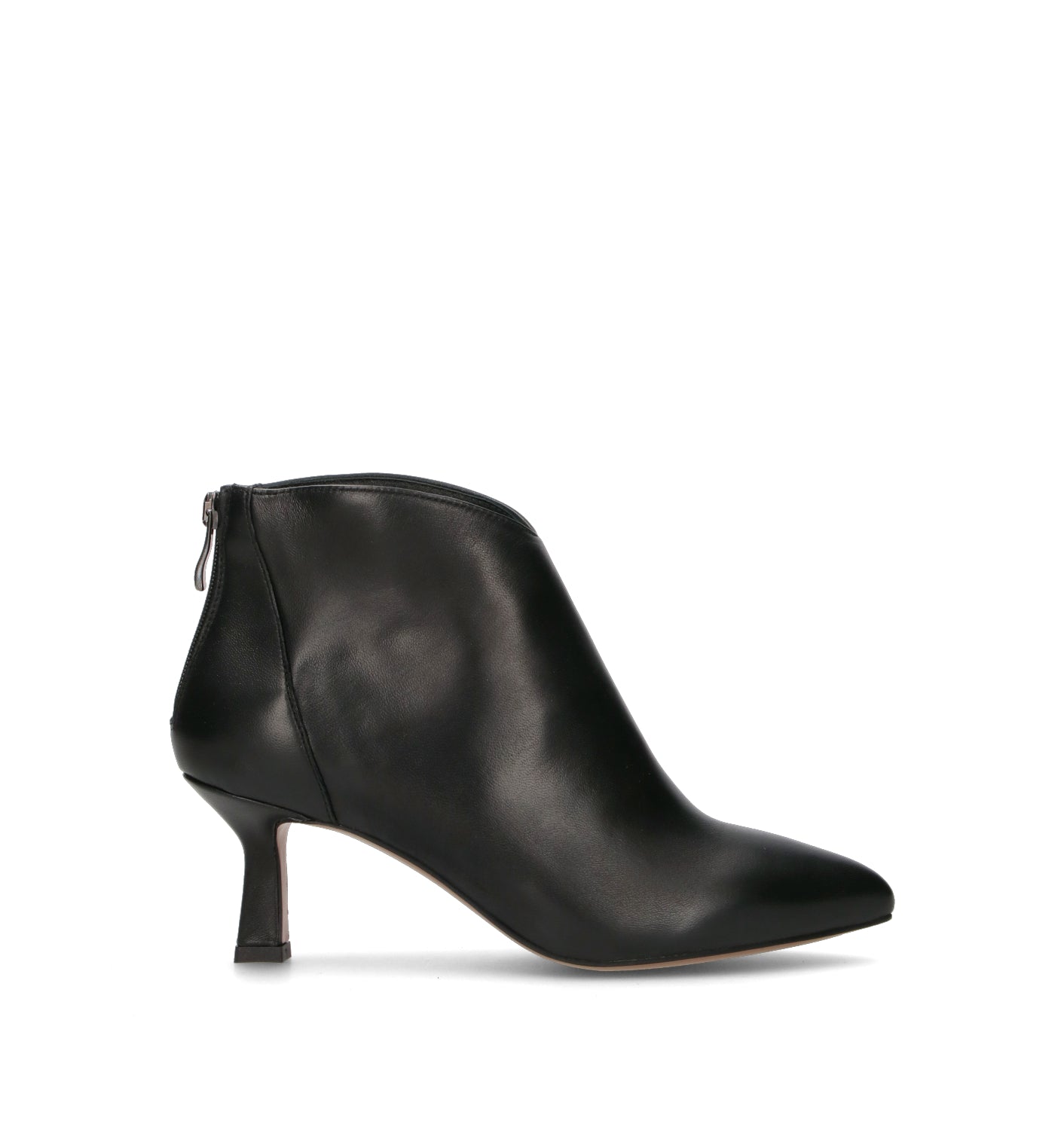 REBECCA VAN DIK Tronchetto donna nero in pelle