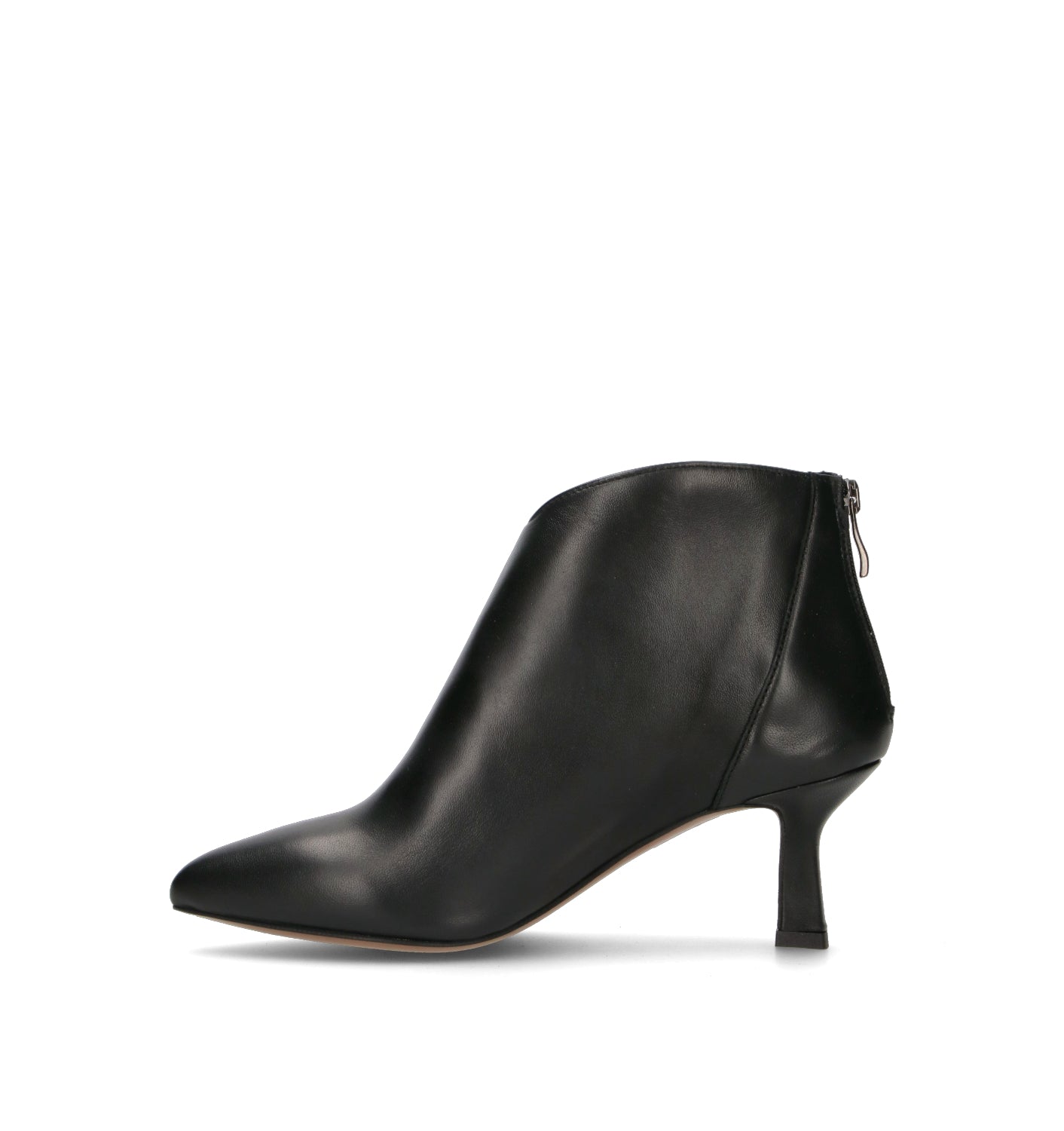 REBECCA VAN DIK Tronchetto donna nero in pelle