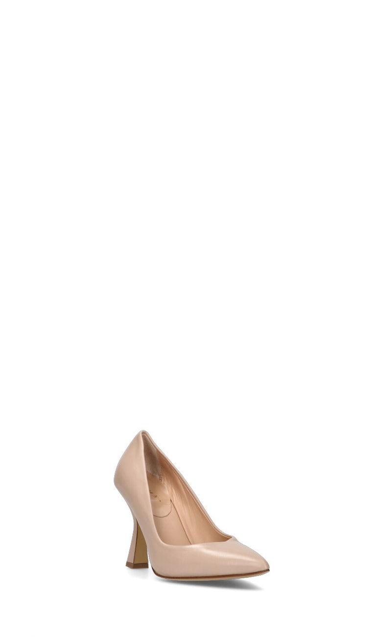 REBECCA VAN DIK Décolleté donna nude in pelle