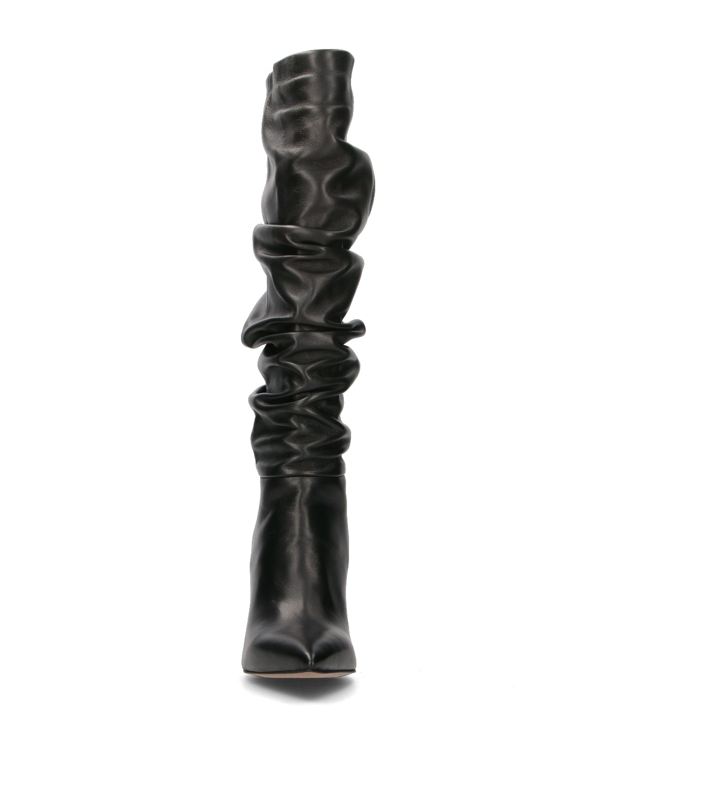 REBECCA VAN DIK Stivale donna nero in pelle.