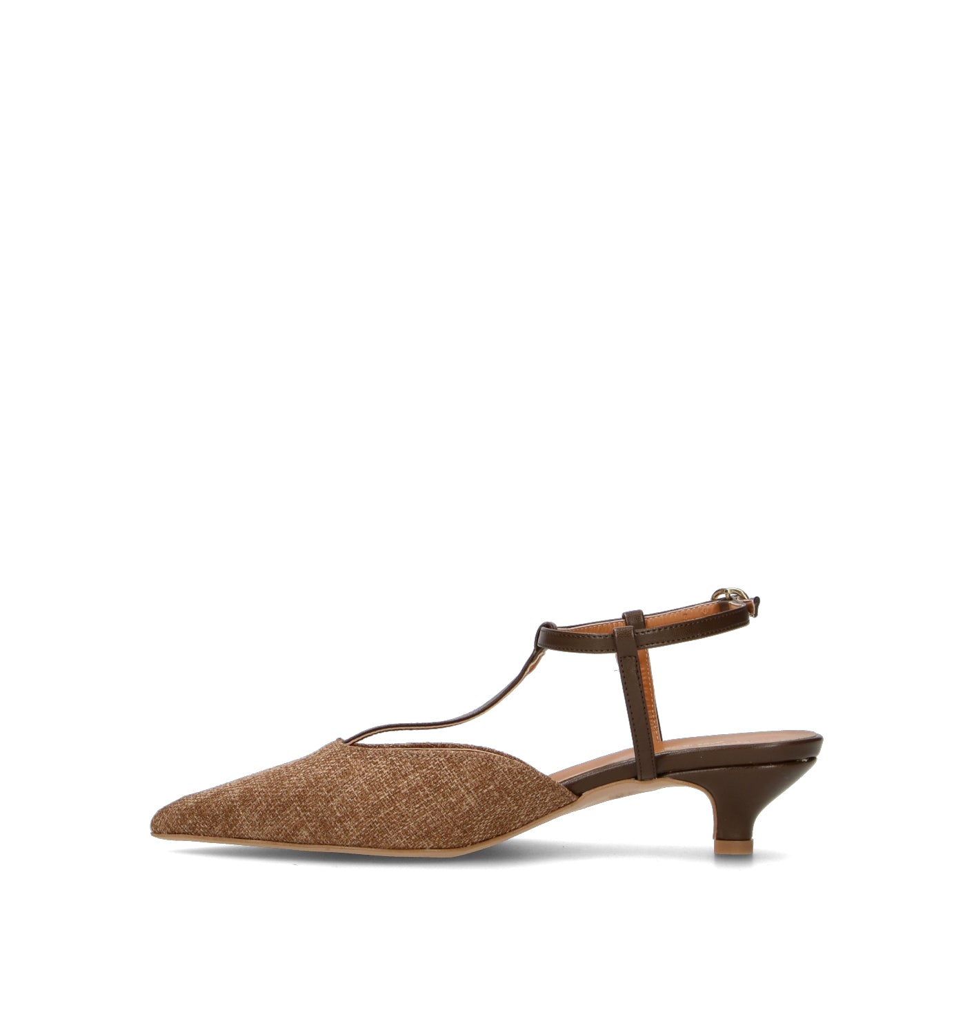 REBECCA VAN DIK Slingback donna marrone