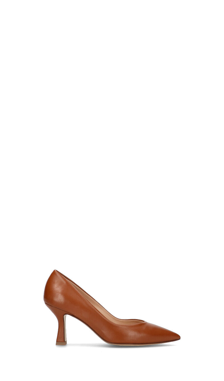 REBECCA VAN DIK Décolleté donna cuoio in pelle