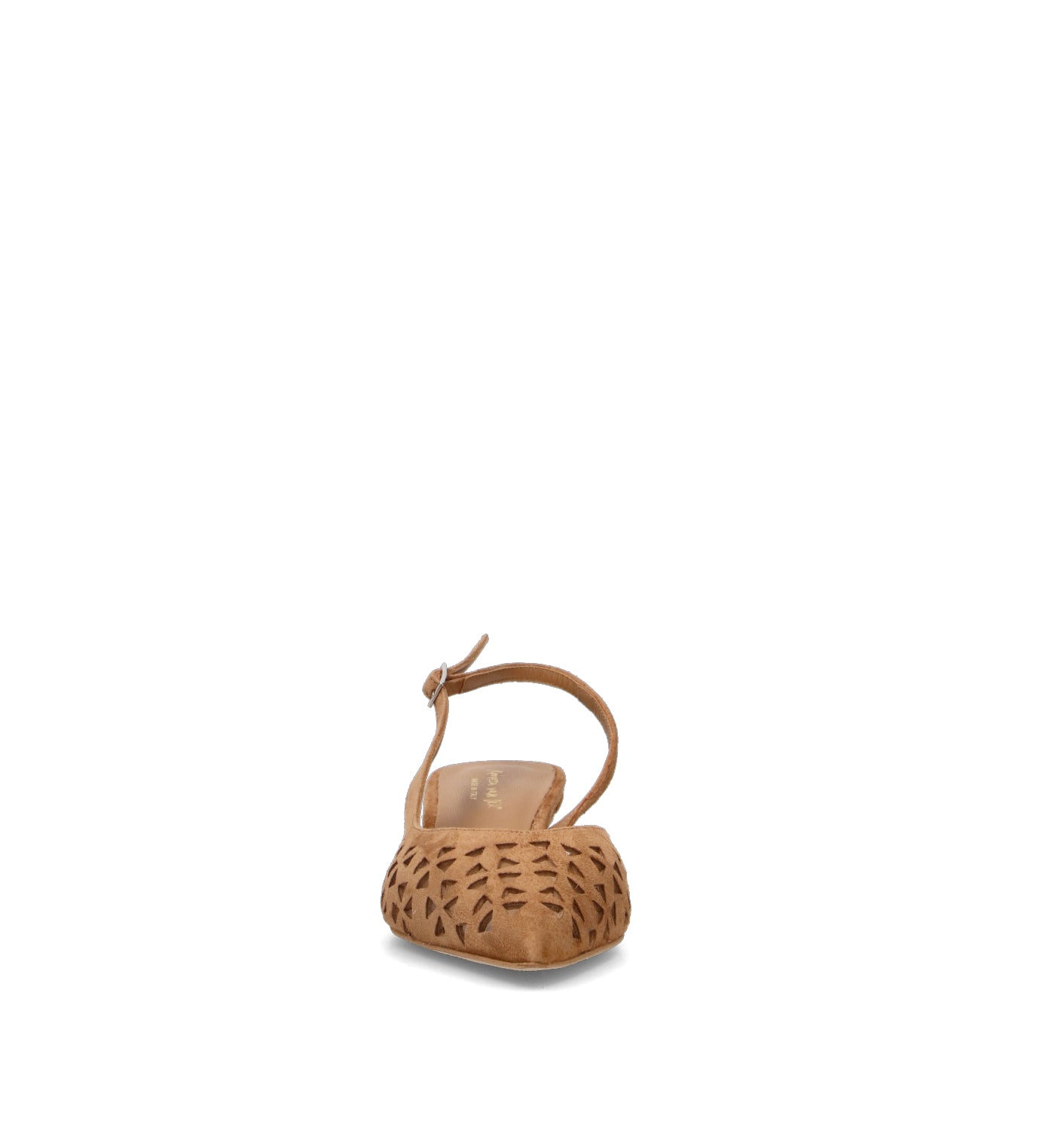REBECCA VAN DIK Slingback donna marrone in suede