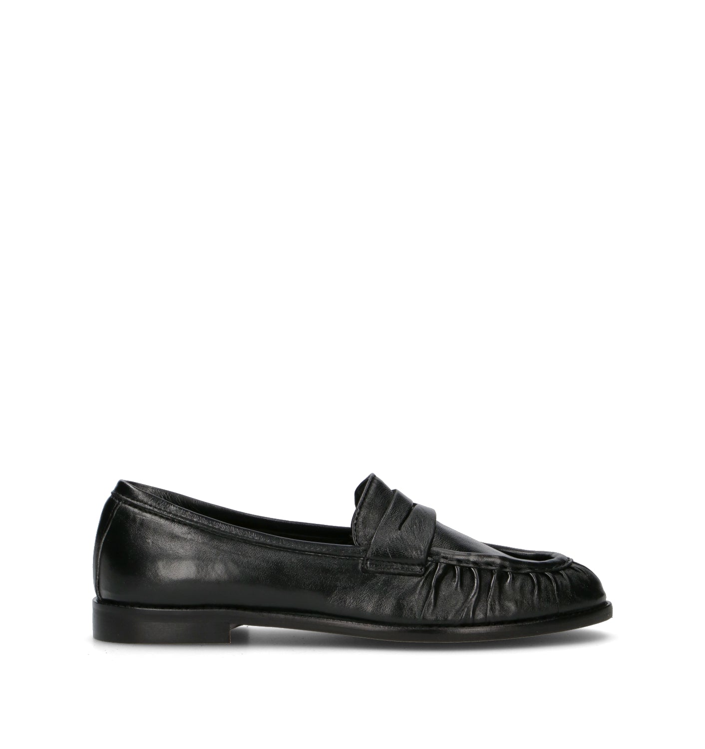 REBECCA VAN DIK Mocassino donna nero in pelle