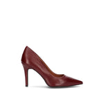 REBECCA VAN DIK Décolleté donna bordeaux in pelle
