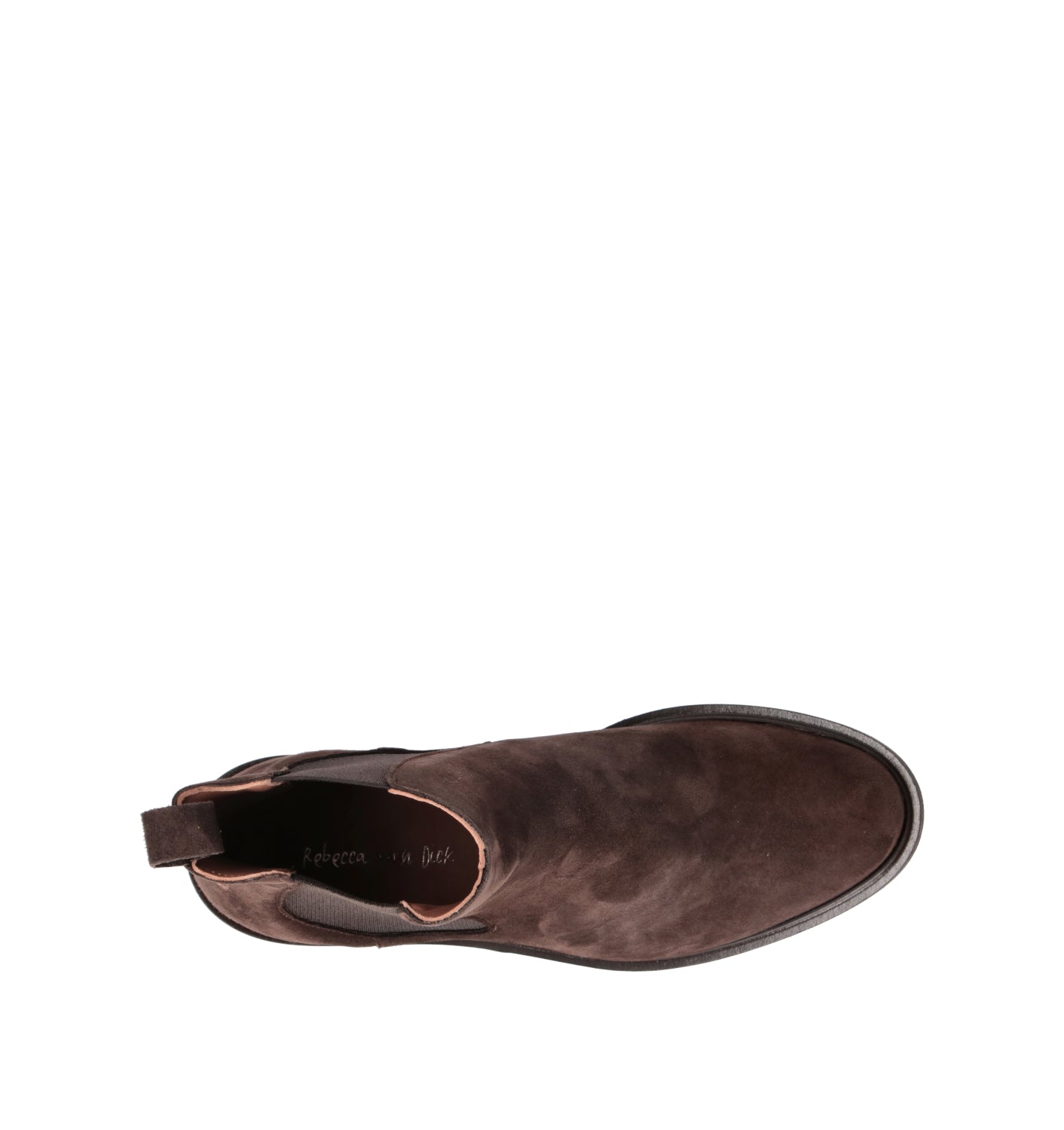 REBECCA VAN DIK Beatles donna testa di moro in suede