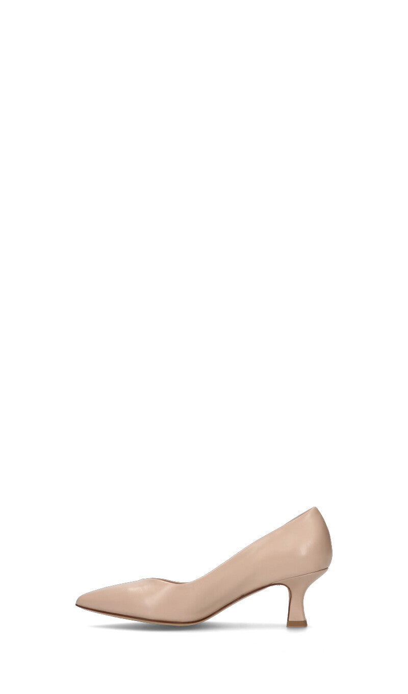 REBECCA VAN DIK Décolleté donna nude in pelle