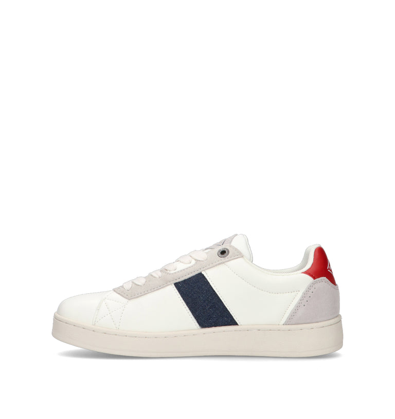 REPLAY Sneaker uomo bianca in pelle
