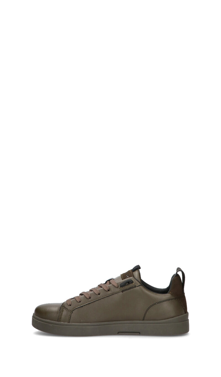 REPLAY Sneaker uomo verde militare in pelle