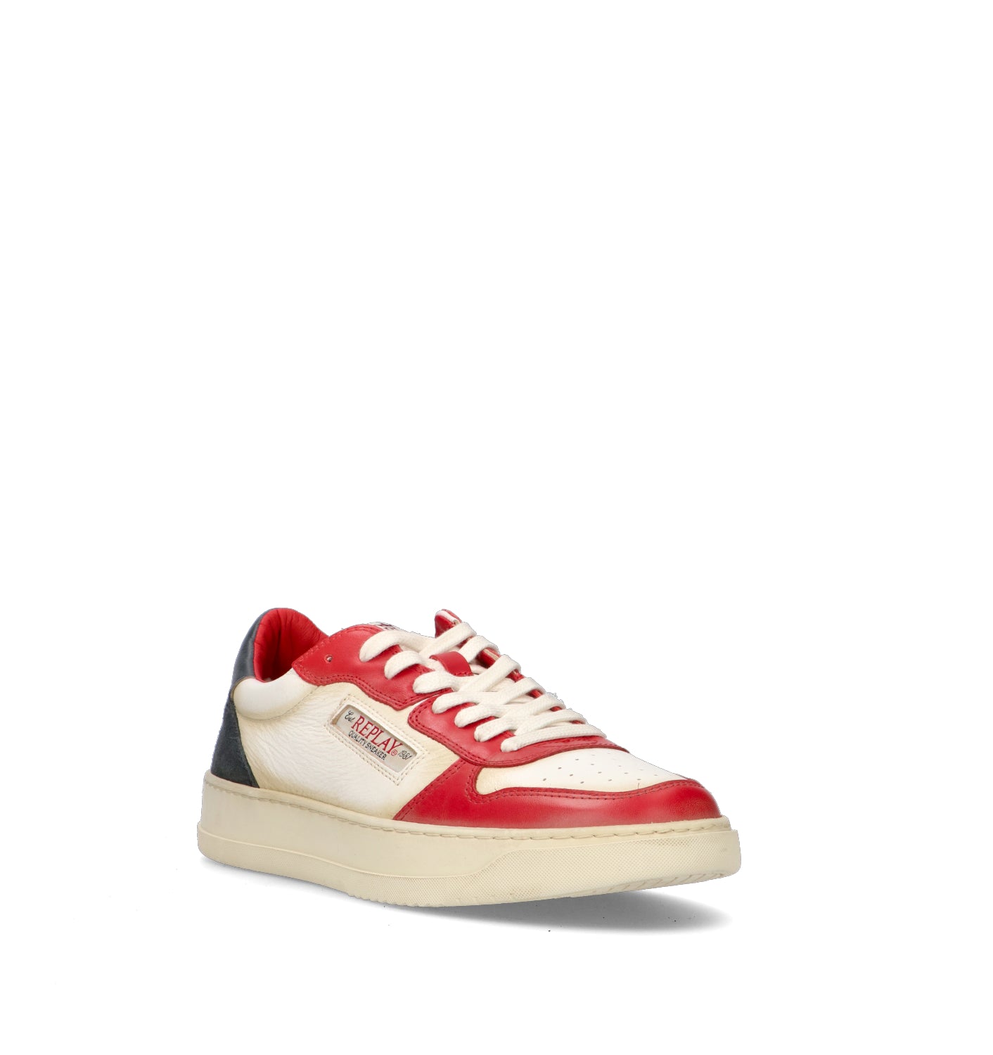 REPLAY Sneaker uomo panna/rossa