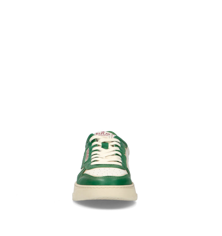 REPLAY Sneaker uomo bianca/verde